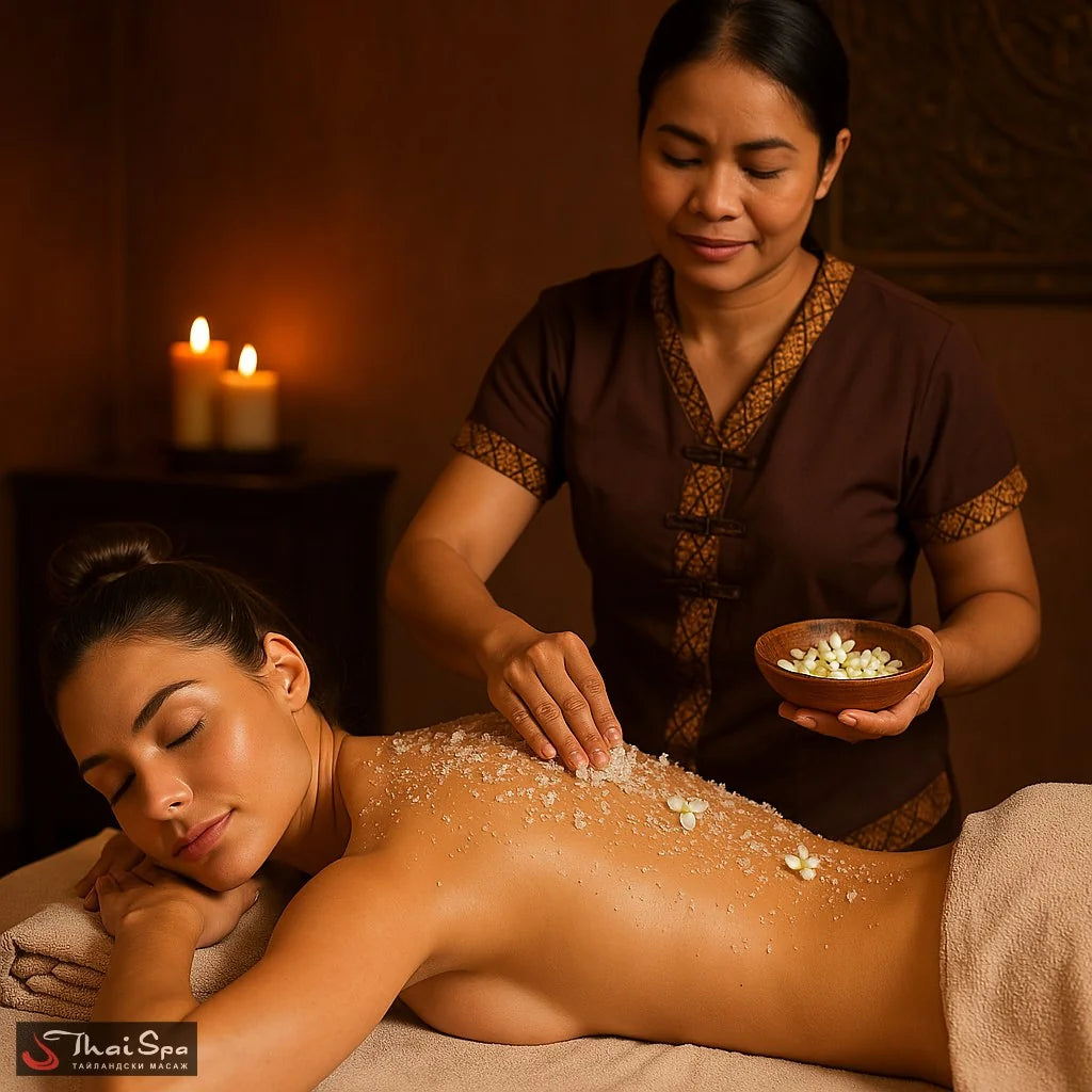 Потопете се в Блаженство с Жасминов Ритуал
Изживейте "Ритуал Жасминово Опиянение" в Thai Spa София – перфектното спа преживяване за дълбока релаксация и обновление. Комбинирайки нежен жасминов пилинг и релаксиращ тай масаж, този ритуал ще ви пренесе в състояние на абсолютно спокойствие и ще възвърне енергията ви.