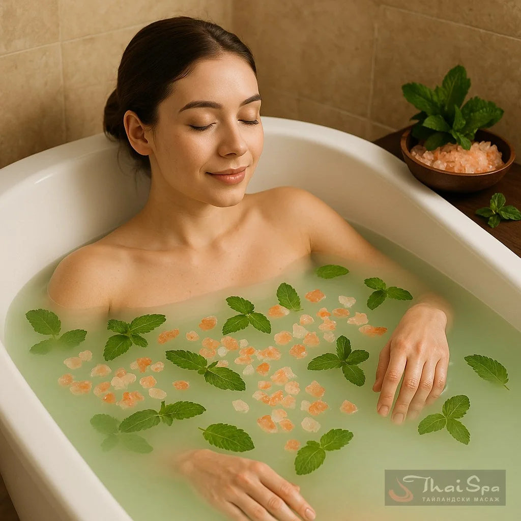 МЕНТОВА ВАНА С КАМЕННА СОЛ