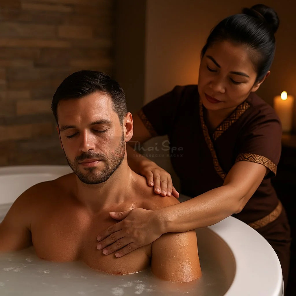 Отдайте се на 'Ритуал за откриватели' в Тай Спа, специално разработен за активни хора и спортисти, които търсят дълбока релаксация и възстановяване. Този ритуал комбинира мощта на магнезия с доказаните техники на тайландския масаж за ефективно облекчаване на мускулно напрежение и подобряване на цялостното благополучие.